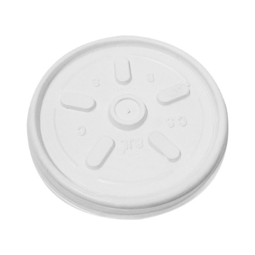 Tapa 8oz  PS Blanca<br> (Vaso EPS FOAN  8oz)