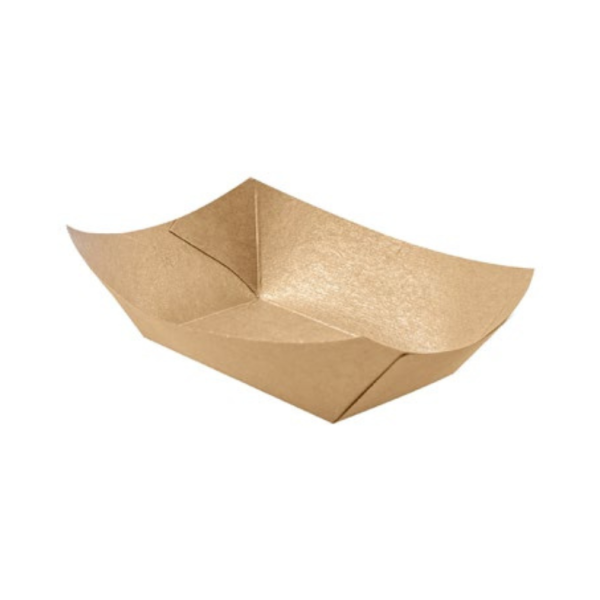 Barqueta kraft mediana   400ml.